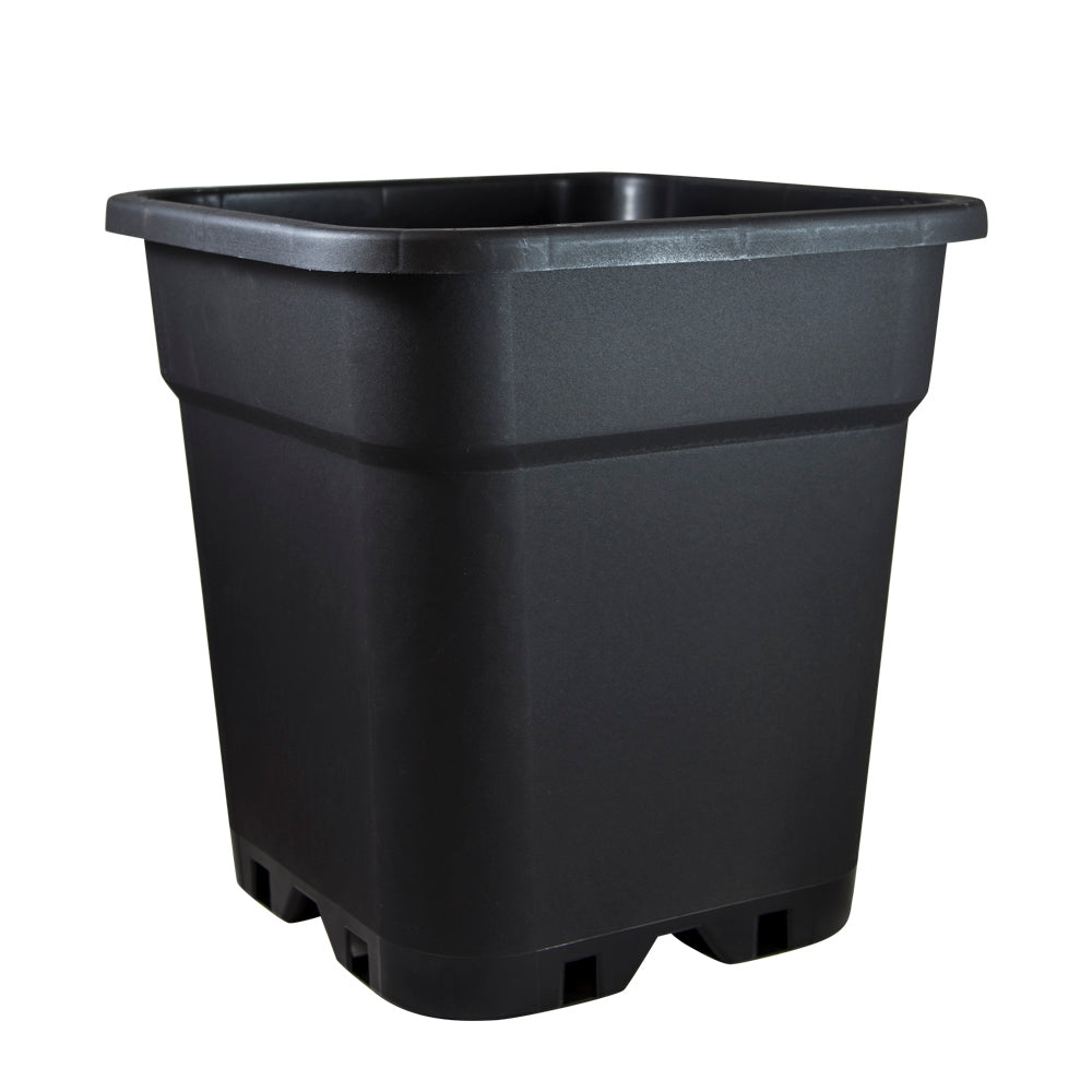 LeafLife - maceta 31 x 31 x 32 () negra reforzada