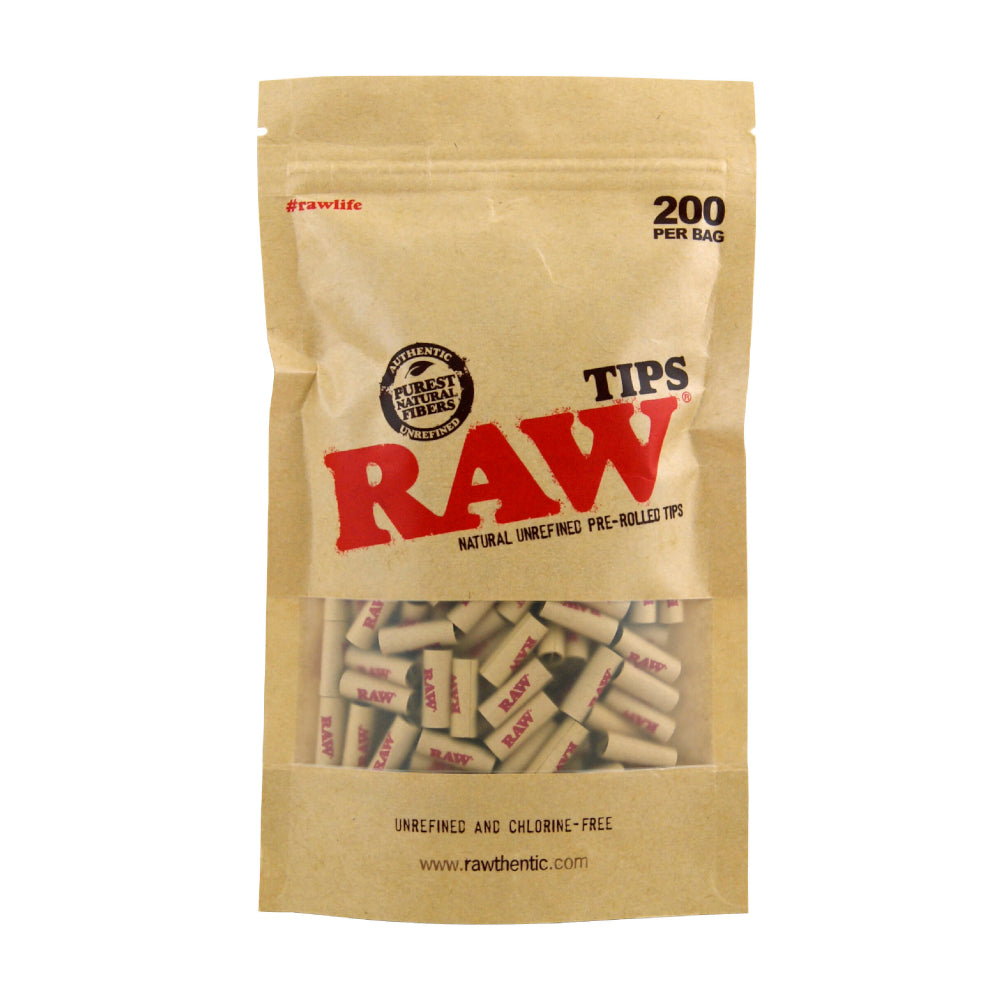 Raw - bolsa raw tips pre-rolled 200