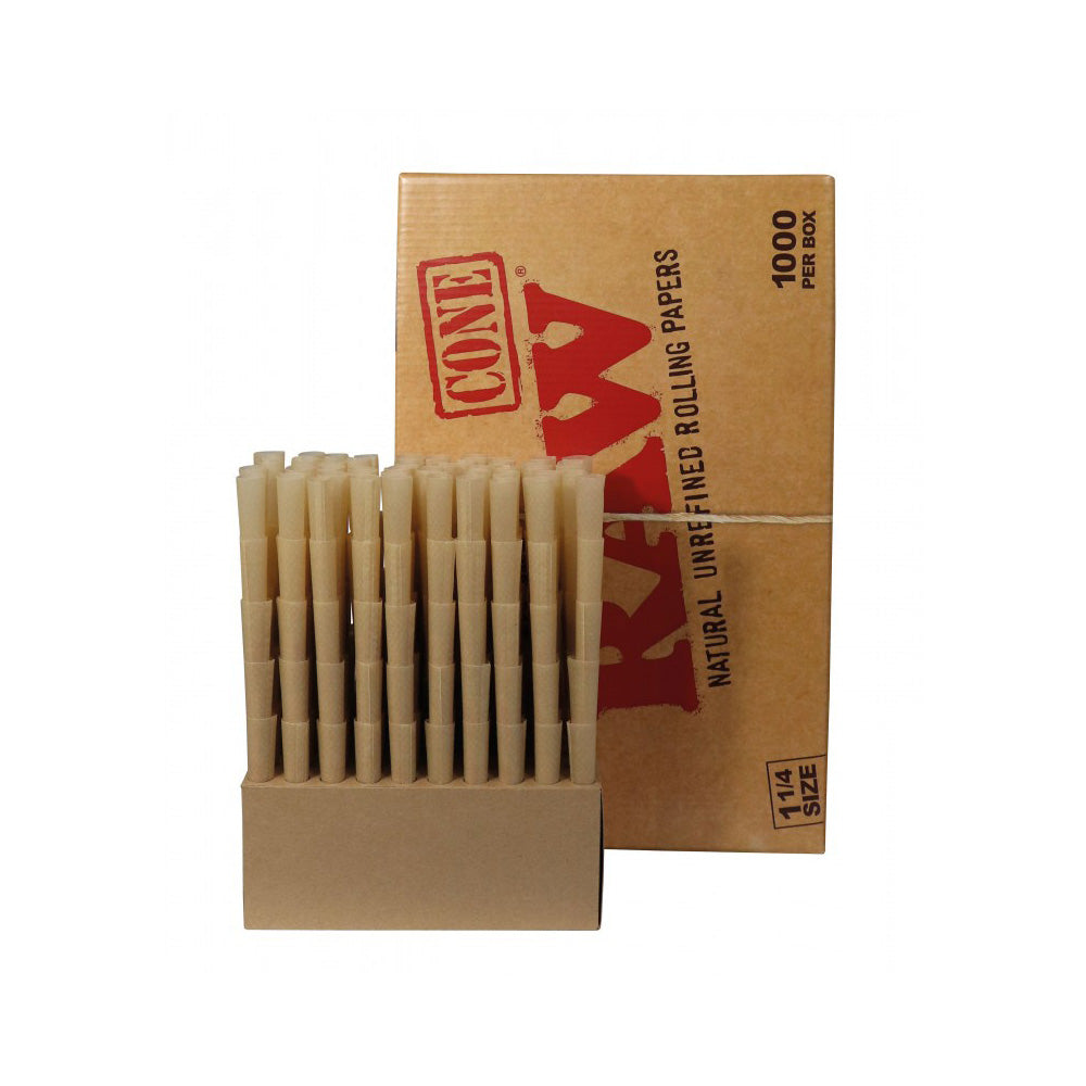 Raw - raw prerrolled cone 1/4 (1000 unid)