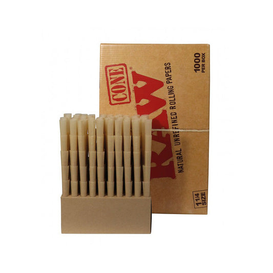 Raw - raw prerrolled cone 1/4 (1000 unid)