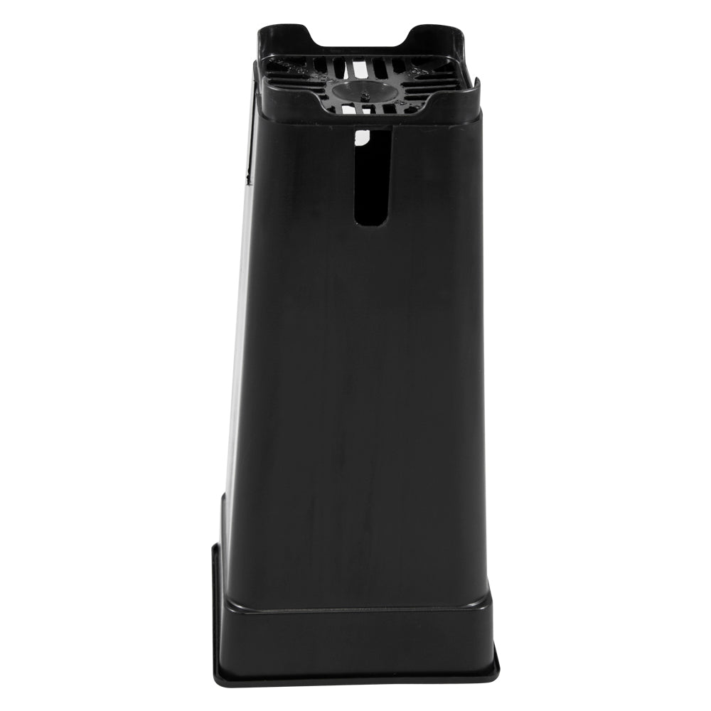 LeafLife - maceta eco 9 x 9 x () negra