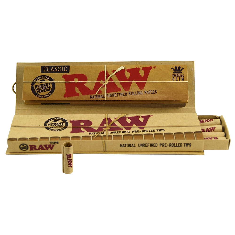 Raw connoisseur king size prerolled (24 unid)
